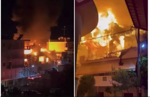 Πυρκαγιά σε διαμέρισμα επί της οδού Κάδμου στην Θήβα