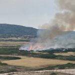Πυρκαγιά σε χορτολιβαδική έκταση στην περιοχή της Κατταβιάς Ρόδου