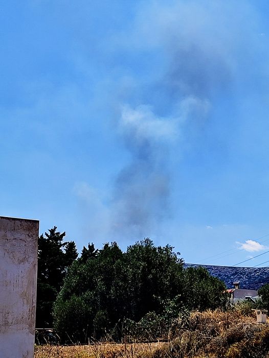 Πυρκαγιά σε χαμηλή βλάστηση στην Αγ.Τριάδα Κερατέας