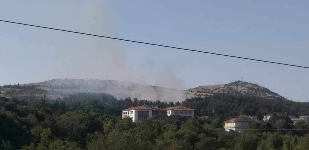 Πυρκαγιά σε οικοπεδικούς χώρους στη Κοζάνη