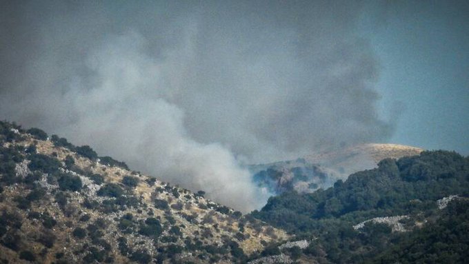 Πυρκαγιά σε δασική έκταση στις Λούτσες Κέρκυρας