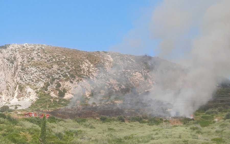 Πυρκαγιά σε αγροτοδασική έκταση στην περιοχή Κατελειός Κεφαλονιάς
