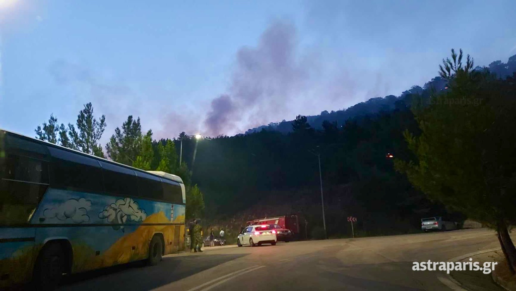 Πυρκαγιά στη Χίο: Βελτιωμένη εικόνα στο μέτωπο