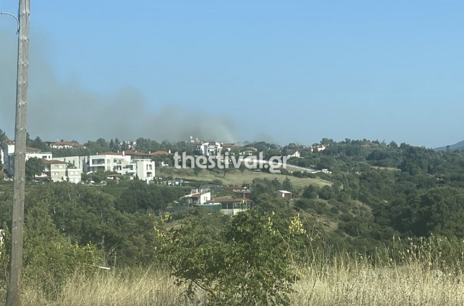 Πυρκαγιά σε χαμηλή βλάστηση στο Φίλυρο Θεσσαλονίκης
