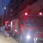 Πυρκαγιά σε οικία πέμπτου ορόφου στην οδό Κυδωνιών στο Βύρωνα