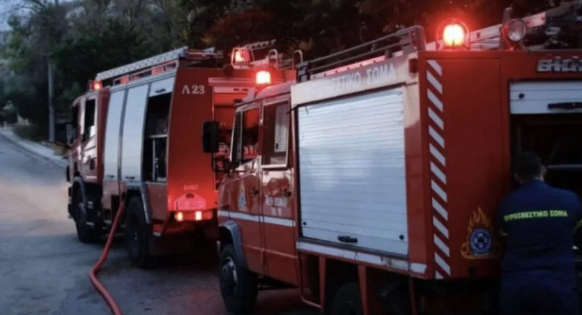 Πυρκαγιά σε μονοκατοικία επί της οδού Πίνδου στο Μοσχάτο