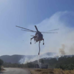 Οριοθετήθηκε η πυρκαγιά σε αγροτοδασική έκταση στο Σέκουλα Ηλείας
