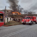 Πυρκαγιά σε διώροφη κατοικία στον Κορυδαλλό Καλαμπάκας