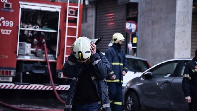 Πυρκαγιά σε υπόγειο χώρο κτηρίου επί της οδού Αγίου Κωνσταντίνου στην Ηλιούπολη