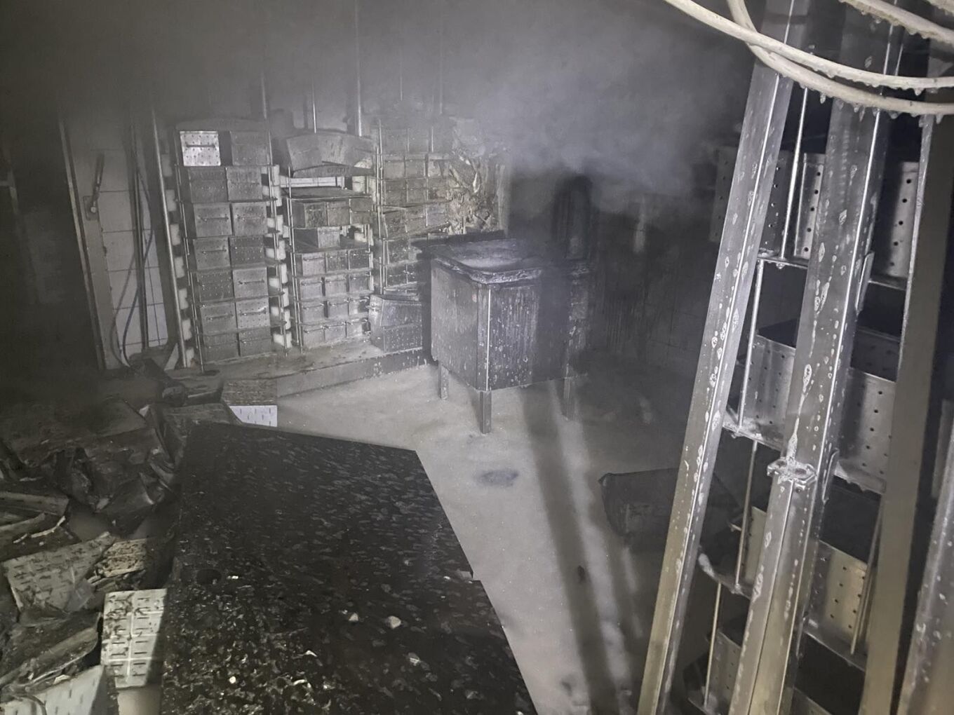 Πυρκαγιά σε τυροκομείο στα Βορίζια του Ηρακλείου στην Κρήτη