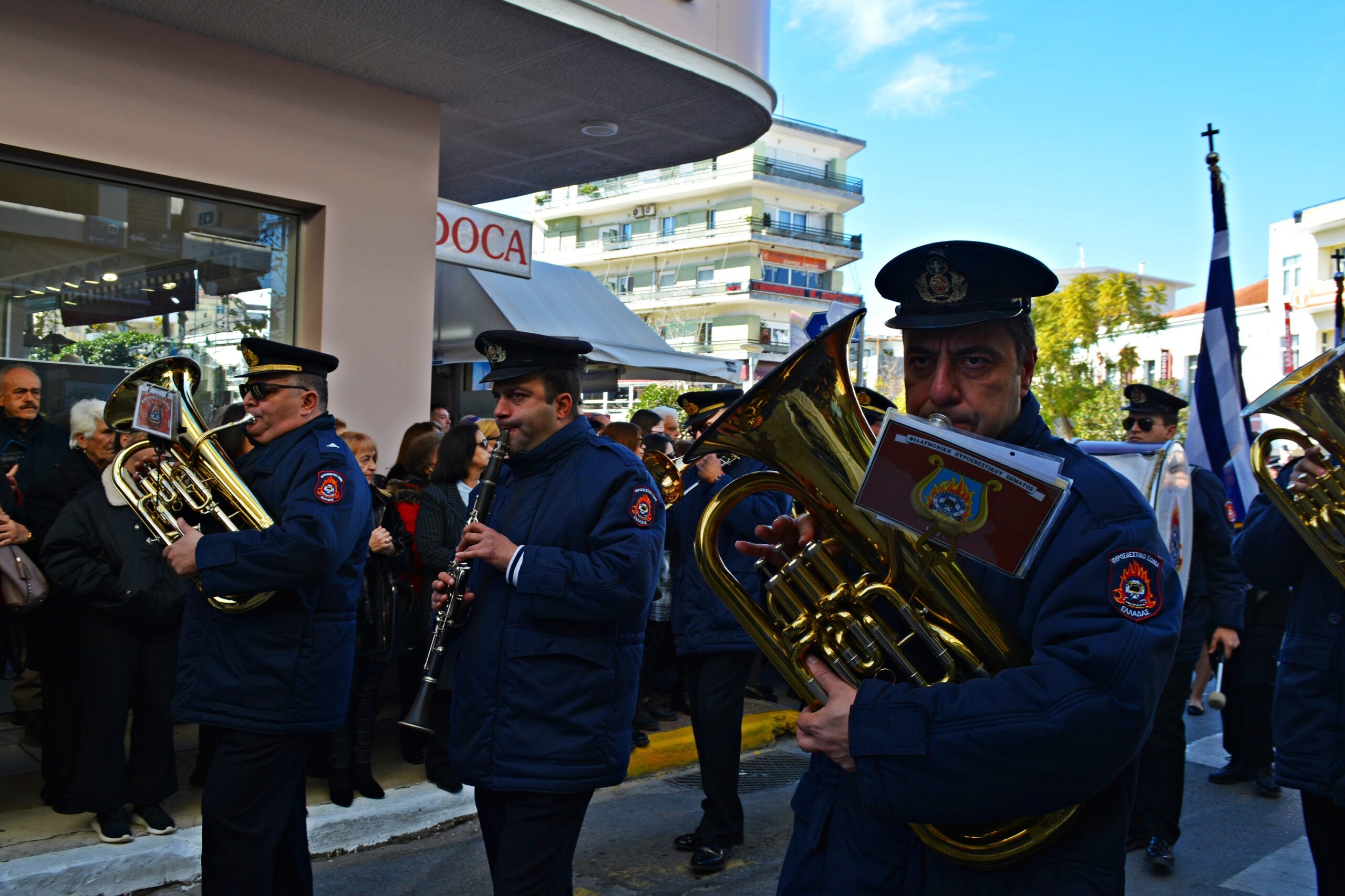 Στους εορτασμούς της Υπαπαντής Κυρίου στη Καλαμάτα η Μπάντα του Πυροσβεστικού Σώματος