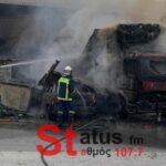 Πυρκαγιά σε χώρο συνεργείου στη δυτική Θεσσαλονίκη