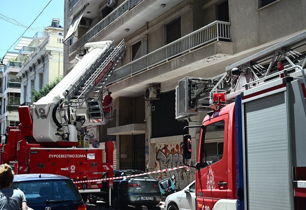 Πυρκαγιά σε διαμέρισμα επί της οδού Ρεθύμνου στην Αθήνα
