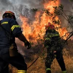 Πυρκαγιά σε αγροτοδασική έκταση στην περιοχή Νέος Ερινεός Αιγιαλείας Αχαΐας