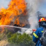 Υπό μερικό έλεγχο τέθηκε η πυρκαγιά στον Αλίαρτο Βοιωτίας