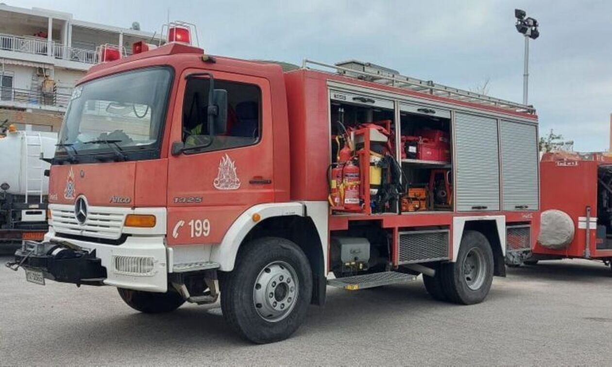 Πυρκαγιά σε μονοκατοικία στο Δίστομο Βοιωτίας