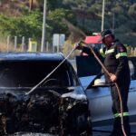 Πυρκαγιά σε Ι.Χ όχημα επί της οδού Αριστοβούλου στην Αθήνα