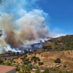 Πυρκαγιά σε δασική έκταση στην περιοχή Όρος Χτυπάς στη Ριτσώνα Ευβοίας
