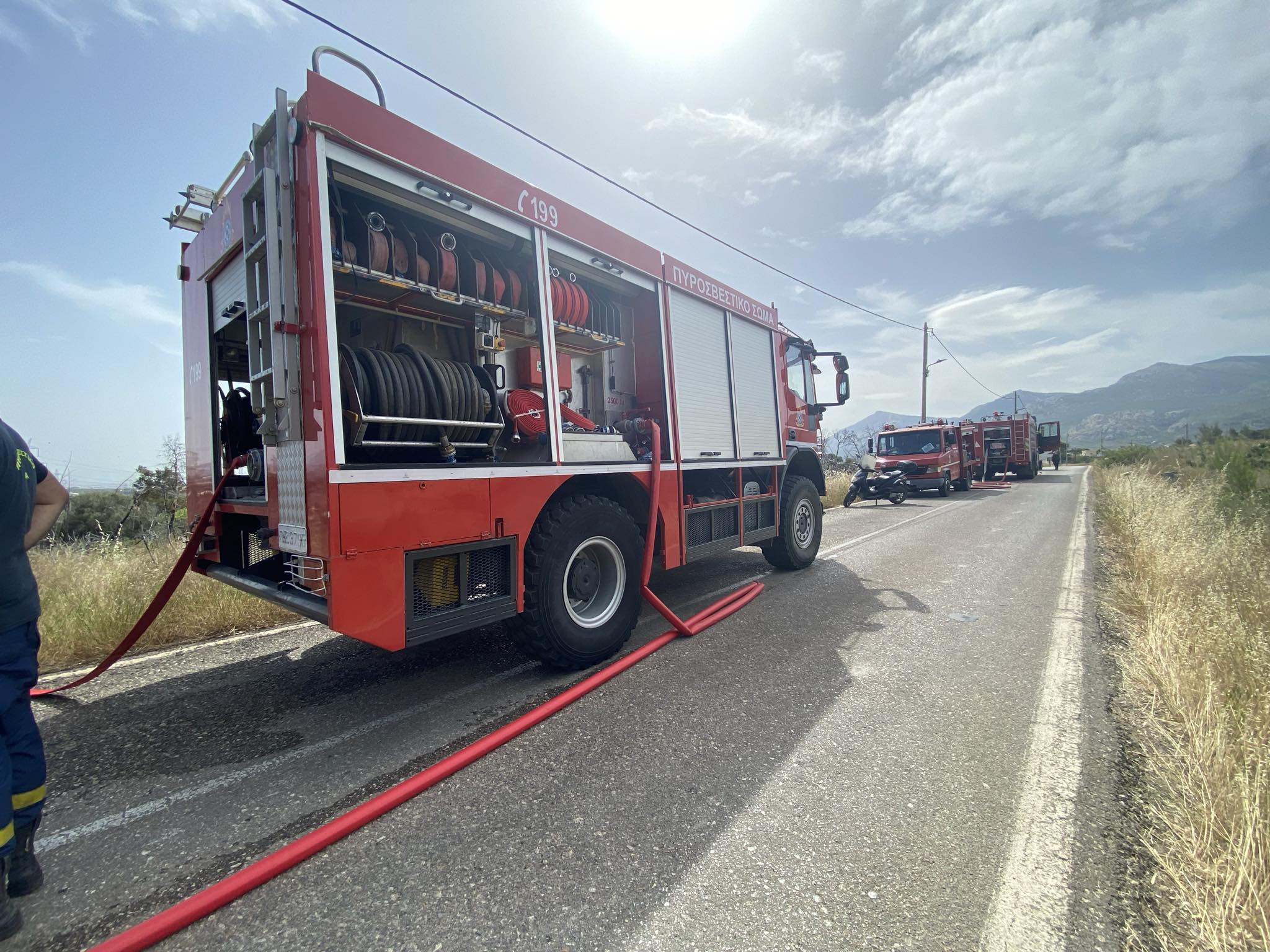 Συμβάντα ημέρας από το Πυροσβεστικό Σώμα
