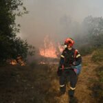 Πυρκαγιά σε αγροτοδασική έκταση στην περιοχή Στενύκλαρος στη Μεσσηνία