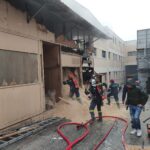 Πυρκαγιά σε αποθηκευτικό χώρο εργοστασίου ξυλείας επί της οδού Χρυσοστόμου Γιανιάρη στην Χίο