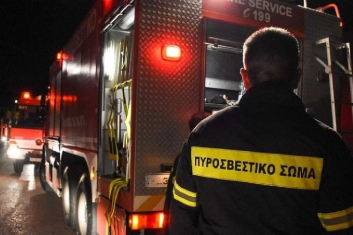 Πυρκαγιά σε διαμέρισμα επί της οδού Γλαράκη στον Άγιο Ελευθέριο