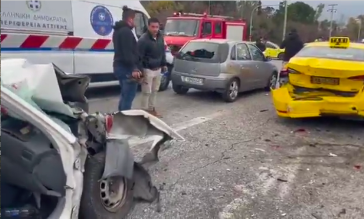 Τροχαίο στη Λεωφόρο Αλίμου - Κατεχάκη: Δύο νεκροί και ένας βαριά τραυματίας