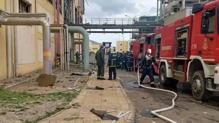 Πυρκαγιά σε χώρο εργοστασίου παραγωγής ηλεκτρικού ρεύματος στην περιοχή Αθερινόλακκος Σητείας, Κρήτης