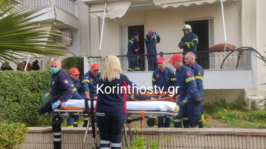 Υπό έλεγχο η πυρκαγιά σε διπλοκατοικία στις νέες εργατικές κατοικίες Κορίνθου