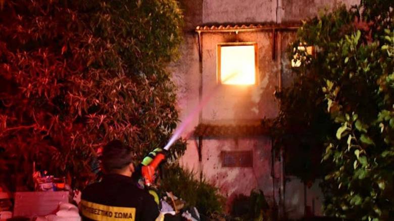 Πυρκαγιά σε κατοικία στα Κρεμμύδια Μεσσηνίας