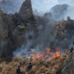 Υπό μερικό έλεγχο η πυρκαγιά στους Κουνάβους Ηρακλείου