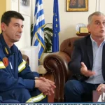 Συνάντηση του Αντιπεριφερειάρχη Σερρών με τον Συντονιστή Επιχειρήσεων του Πυροσβεστικού Σώματος