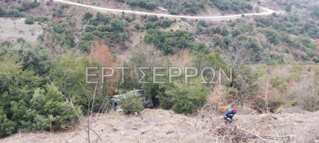 Ανάσυρση σορού άνδρα από δυσπρόσιτο σημείο στην περιοχή Προφήτης Ηλίας Σερρών