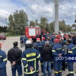 Άσκηση της Π.Υ Πύργου: Εκπαίδευση σε τροχαία ατυχήματα και κατάσβεση πυρκαγιών