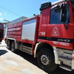 Πυρκαγιά σε κτιριακό χώρο (ξενώνας) στην περιοχή Τριοβάσαλος της νήσου Μήλου