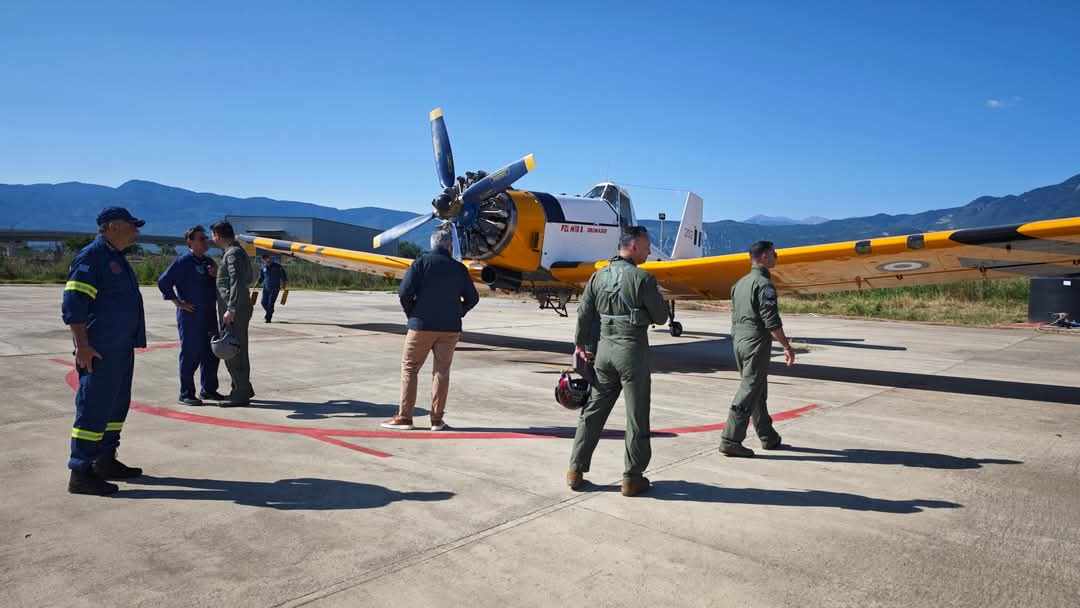 Λαμία: Έφτασαν τα PZL M18 Dromader για την αντιπυρική περίοδο 2025