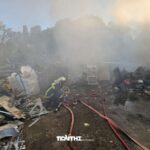 Πυρκαγιά σε μάντρα αυτοκινήτων στην περιοχή Αγία Βάσσα της Χίου