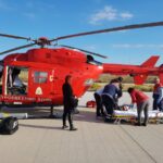 Αεροδιακομιδή ηλικιωμένου άνδρα από Νάξο για Αθήνα με ελικόπτερο του Πυροσβεστικού Σώματος