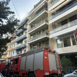 Πυρκαγιά σε διαμέρισμα επί της οδού Λουίζης Ριανκούρ στους Αμπελόκηπους