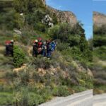 Διάσωση τραυματισμένης αναρριχήτριας στον Κοκκινόβραχο από το Π.Κ Λεωνιδίου