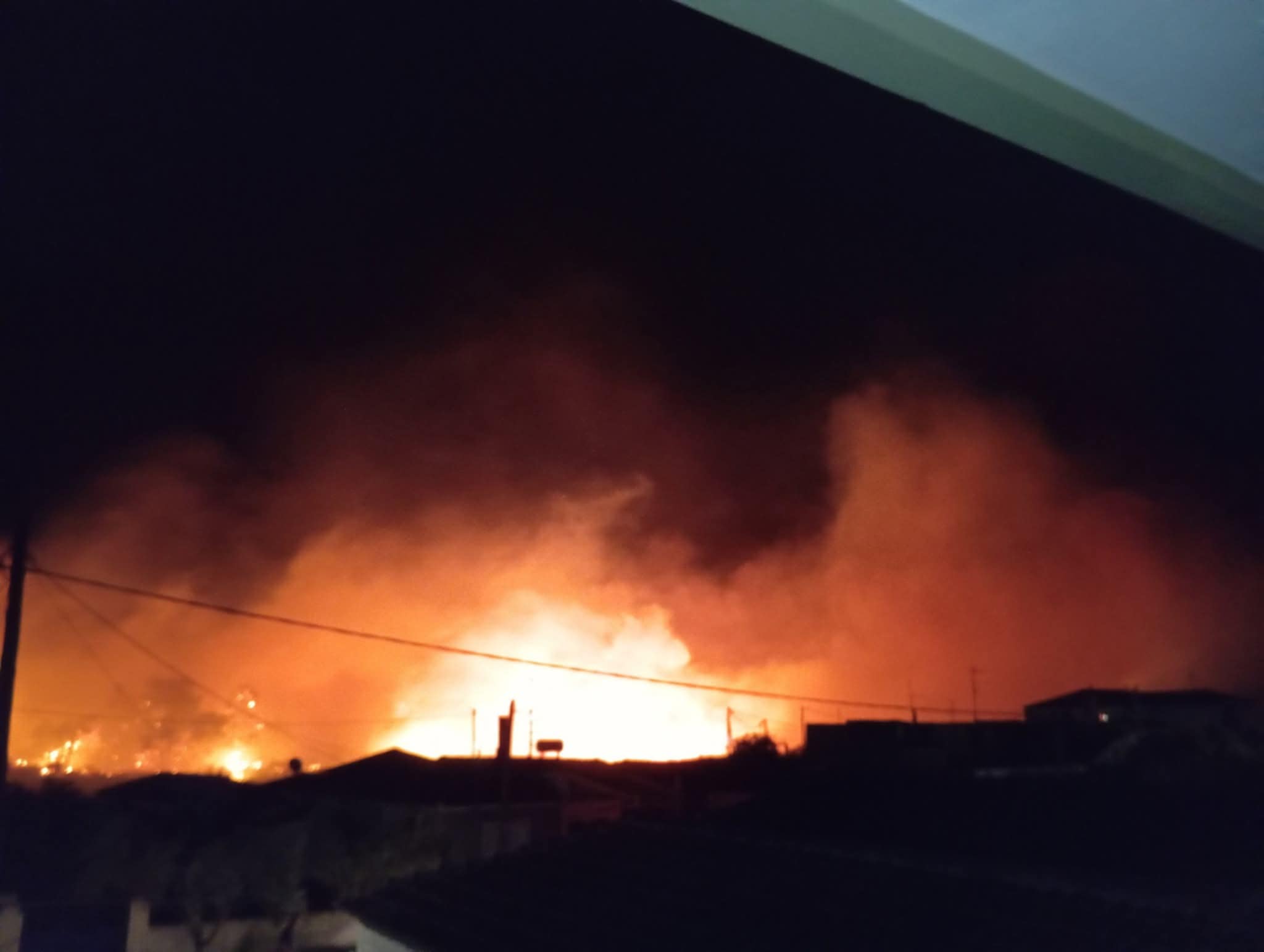 Πυρκαγιά σε αγροτοδασική έκταση στην περιοχή Όσσα Λάρισας