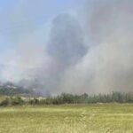 Πυρκαγιά σε χαμηλή βλάστηση στην Καλλονή της Λέσβου