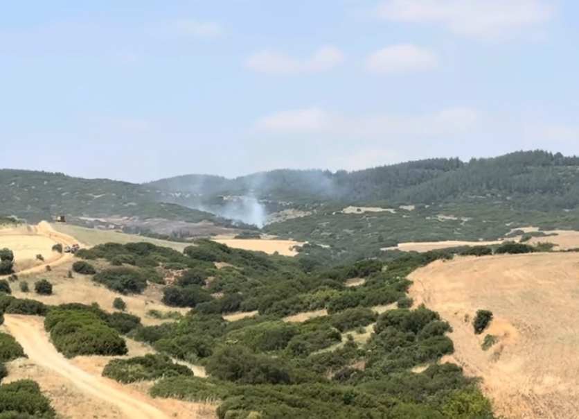 Πυρκαγιά σε αγροτοδασική έκταση στον λόφο Αράπη πλησίον Ωραιοκάστρου Θεσσαλονίκης