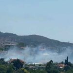 Πυρκαγιά σε οικοπεδικό χώρο επί της οδού Σισμανογλείου στο Μαρούσι