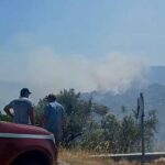 Πυρκαγιά σε γεωργική έκταση στην περιοχή Αγλέφυρος Λέσβου