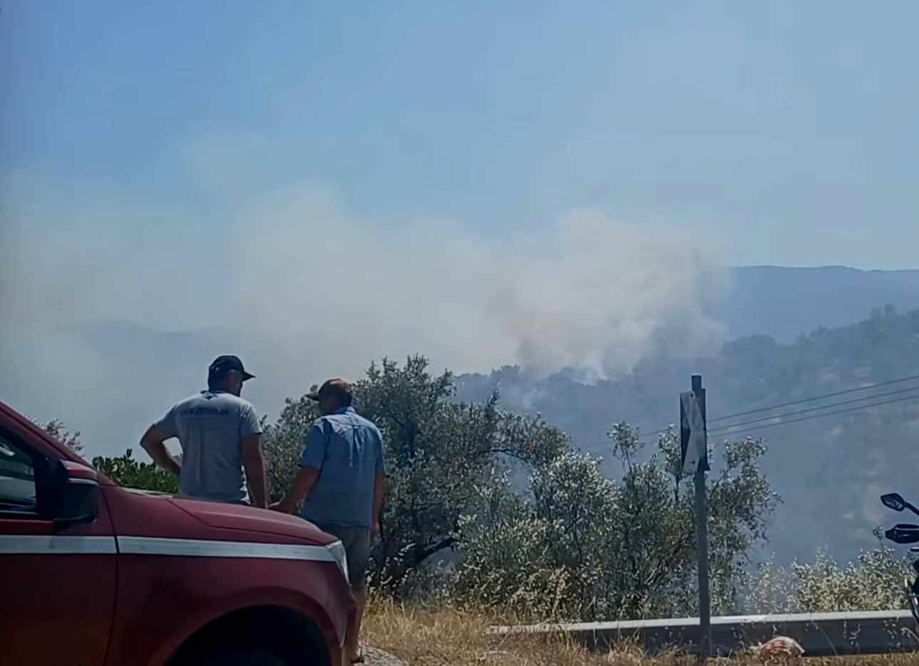 Πυρκαγιά σε γεωργική έκταση στην περιοχή Αγλέφυρος Λέσβου