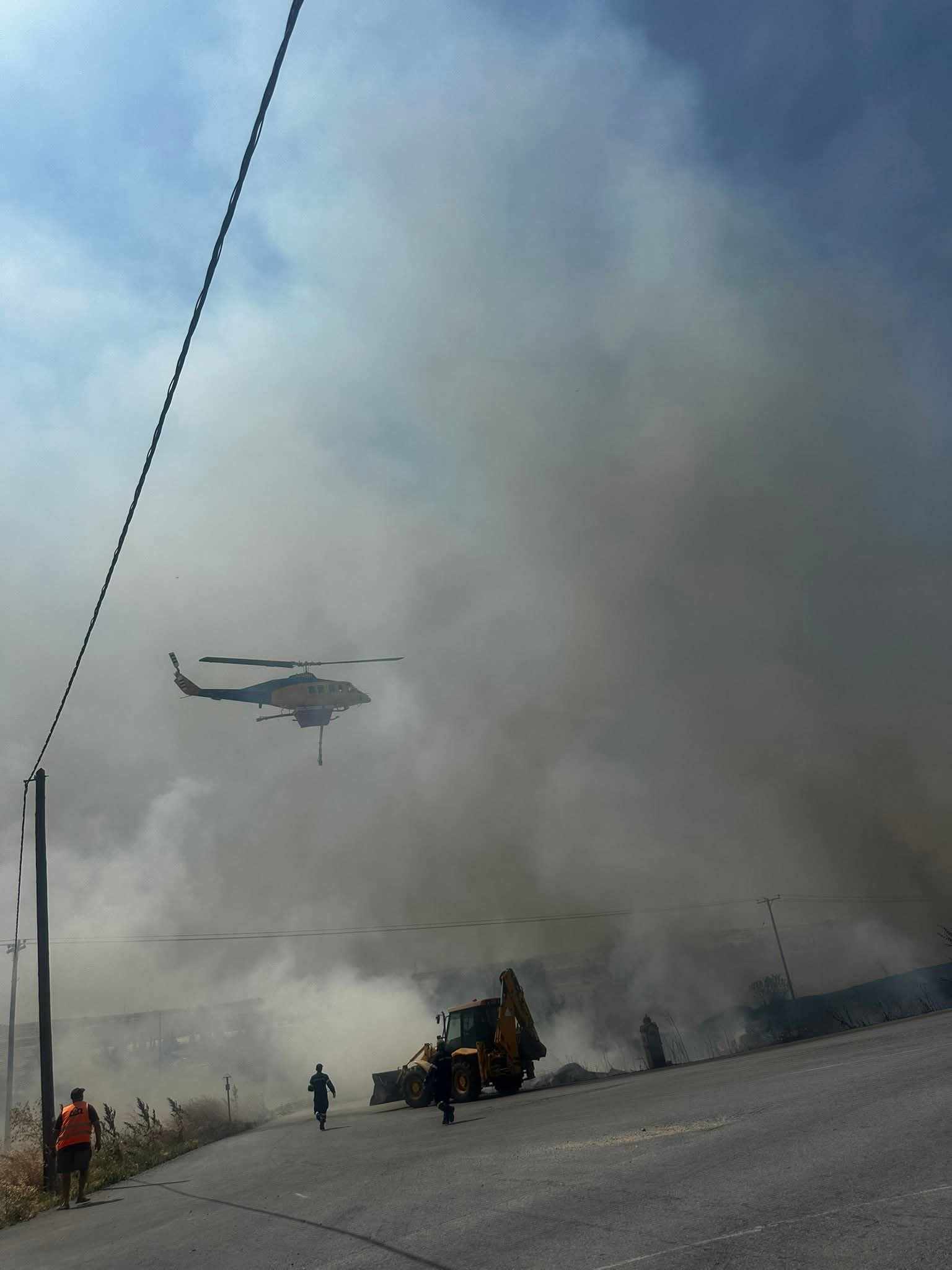Πυρκαγιά σε περιοχή με χαμηλή βλάστηση στον Πεντάλοβο Θεσσαλονίκης
