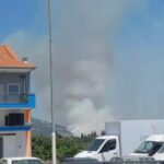 Πυρκαγιά σε δασική έκταση στην περιοχή Χωριστή στην Δράμα