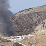 Πυρκαγιά σε χώρο εναπόθεσης απορριμμάτων στην Ύδρα