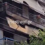 Πυρκαγιά σε διαμέρισμα επί της οδού Πεσόντων Ηρώων στη Σταυρούπολη Θεσσαλονίκης